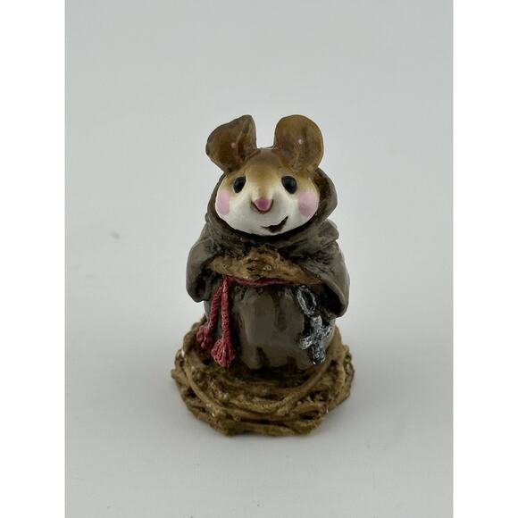 Wee Forest Folk "Friar Tuck" Robin Hood 1990 AP RH-3 Retired Figurine - Picture 2 of 9
